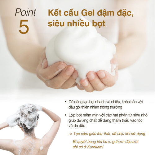 Dầu gội dưỡng tóc và da đầu 6 in 1 100% thiên nhiên Haru Kurokami - Màu nâu Original